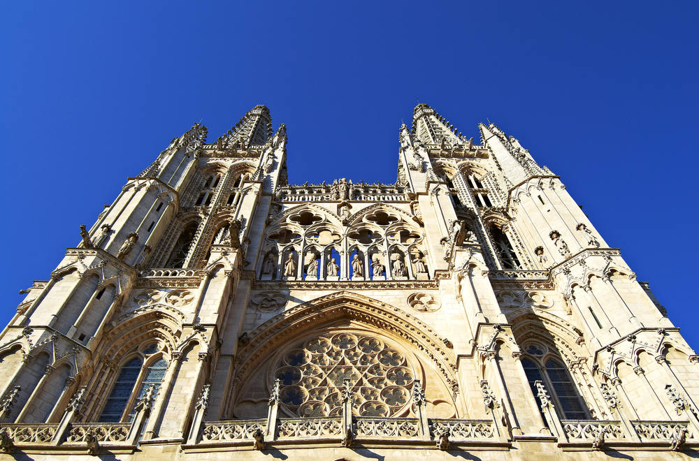 Fachada de Santa María de la catedral de Burgos