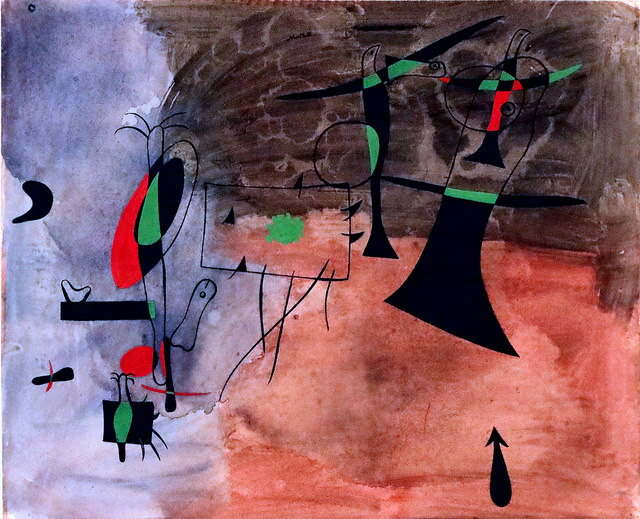 cuadro de la Fundación Joan Miró