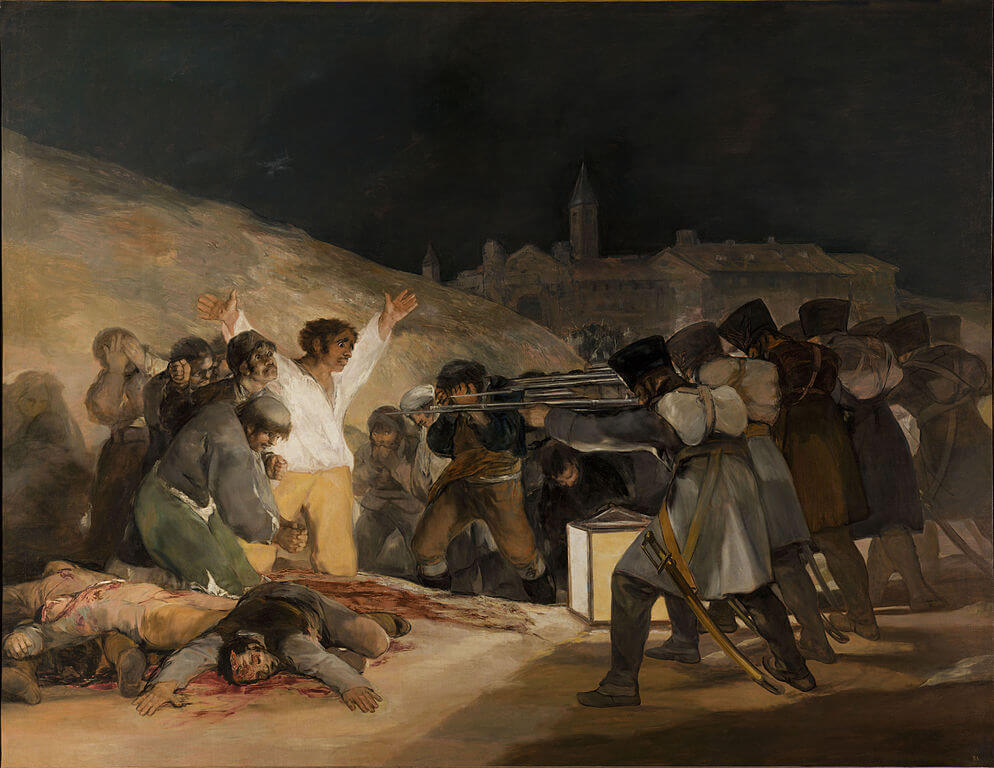 "Fusilamientos del 3 de mayo" de Francisco de Goya