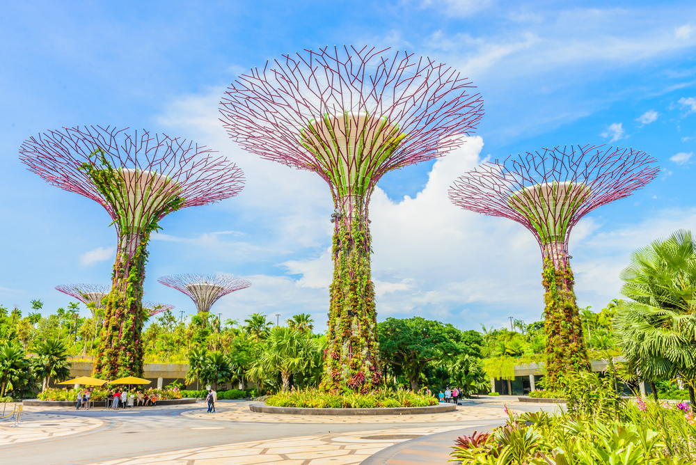 Árboles de Gardens by the Bay en Singapur