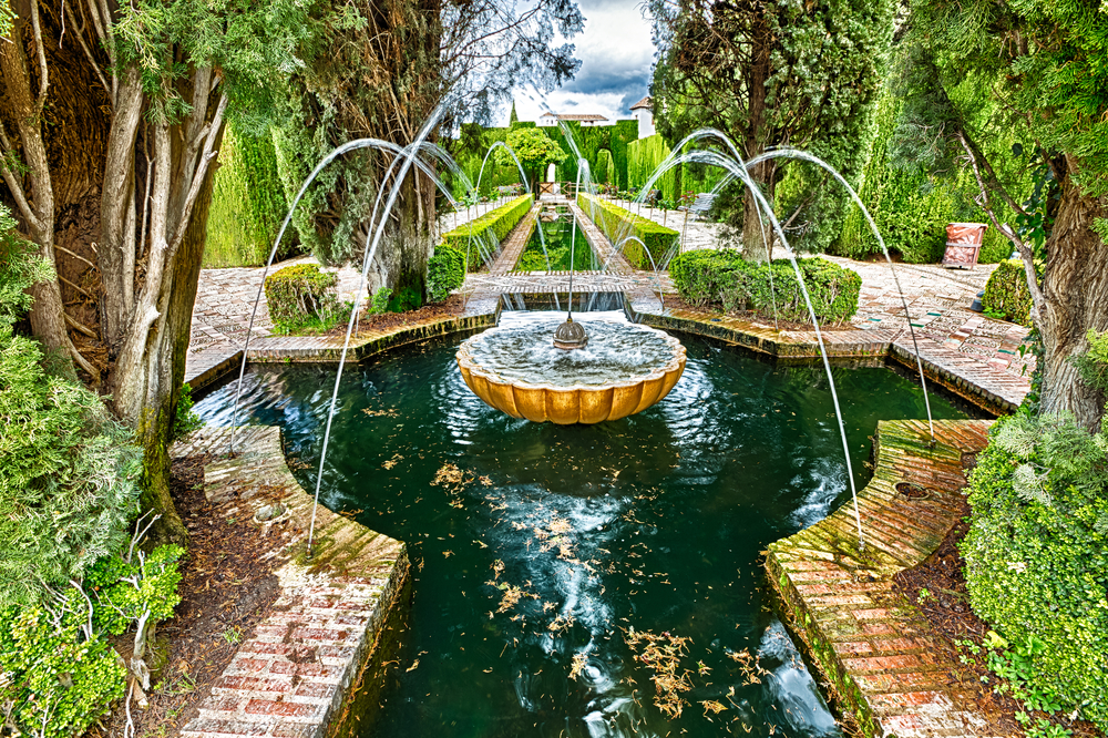 Jardines del Generalife en Granada