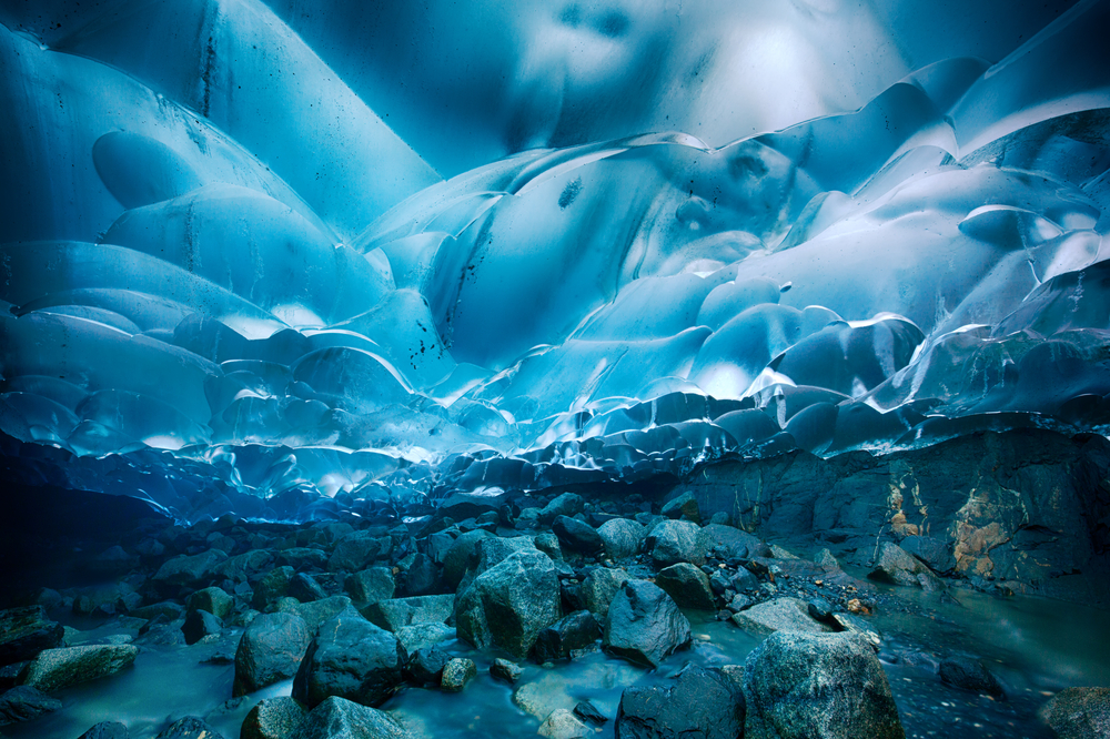 Glaciar Mendenhall en Alaska