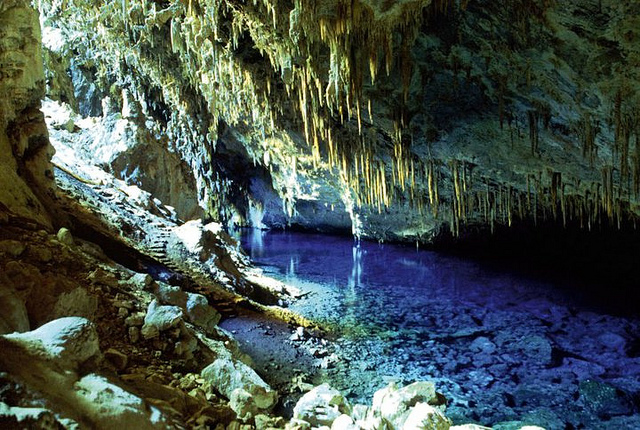 Gruta do Lago Azul en Brasil