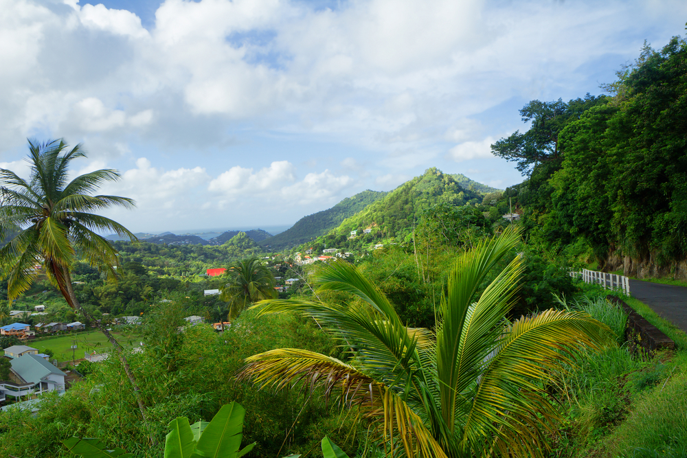 Isla Granada en el Caribe