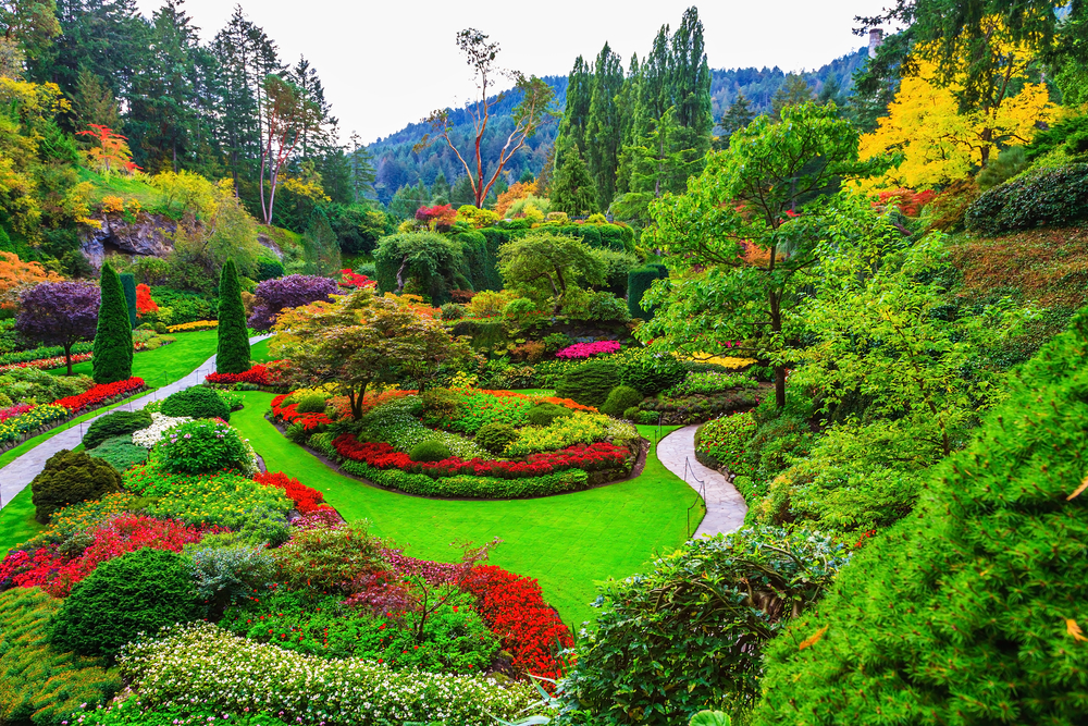 Jardines Butchart en Canadá