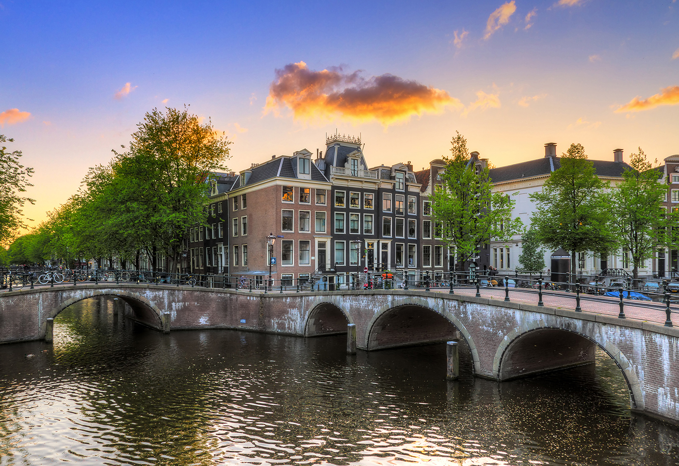 Barrio de Jordaan en Ámsterdam