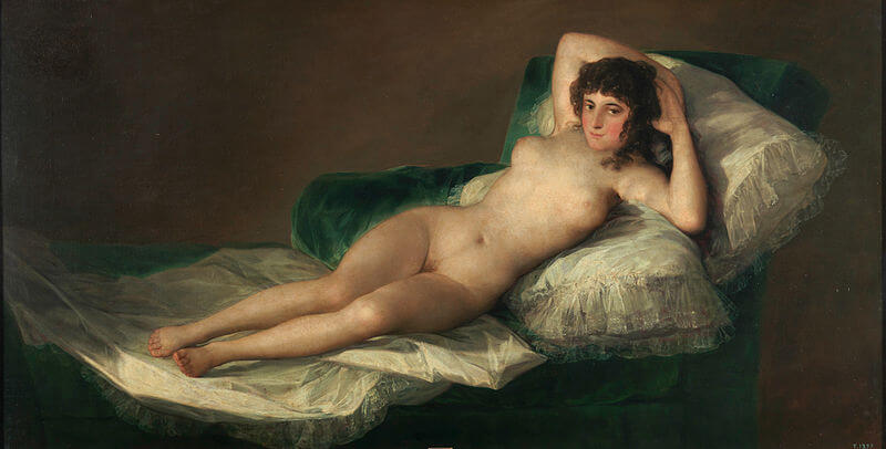 "Maja desnuda" de Francisco de Goya