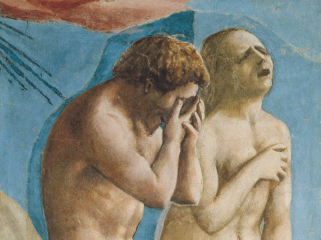 La expulsión del paraíso de Masaccio
