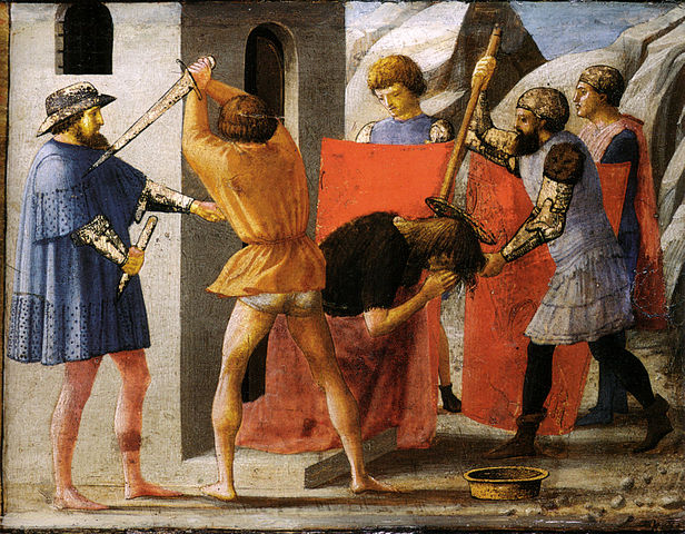 Martirio de San juan Bautista de Masaccio