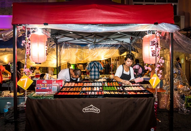 Mercado en Tailandia