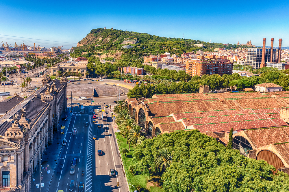 Montaña de Montjuic en Barcelona