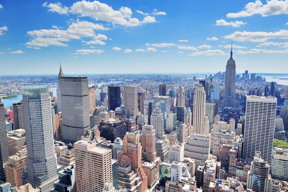 Viajar a los Estados Unidos, vista de Nueva York
