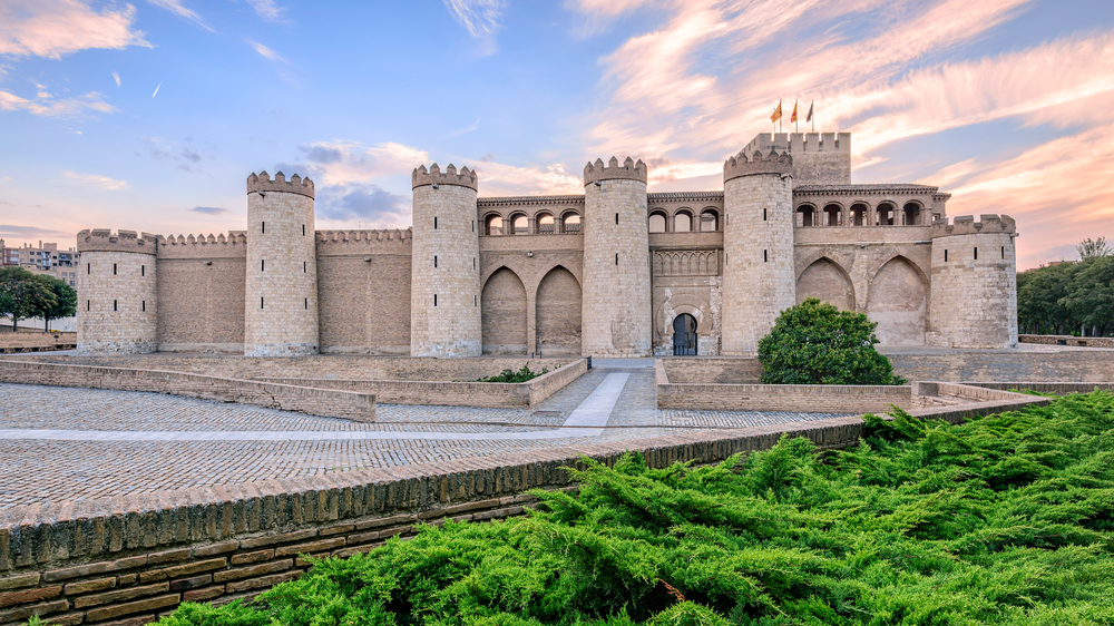 Palacio de la Aljafería en Zaragoza