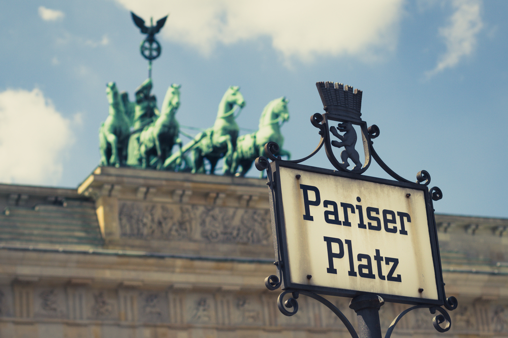 Pariserplatz en Berlín