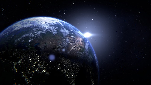 Vista de la Tierra desde el espacio