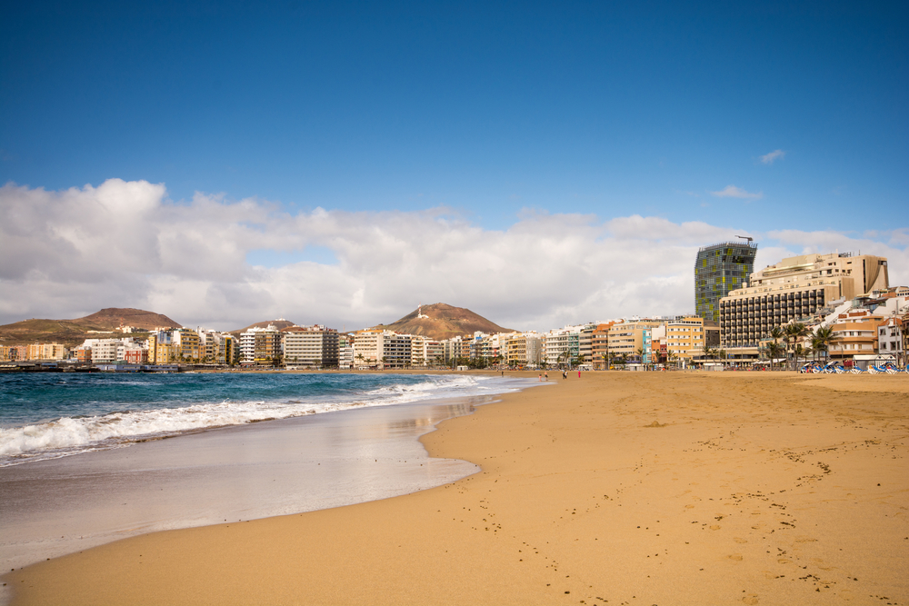 Playa de Las Canteras en Las Palmas