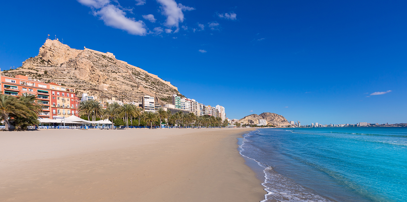 Playa del Postiguet en Alicante