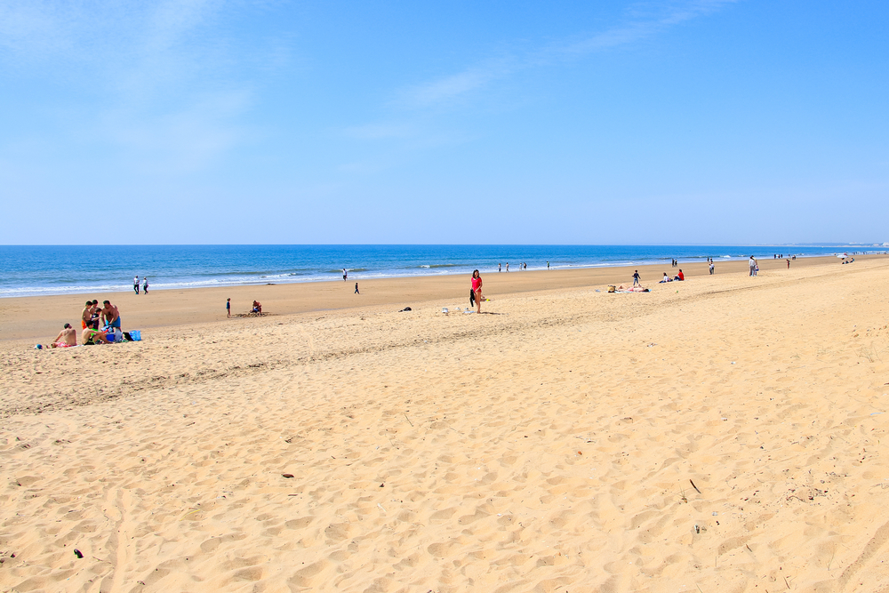 Playa de Punta Umbría en Huelva