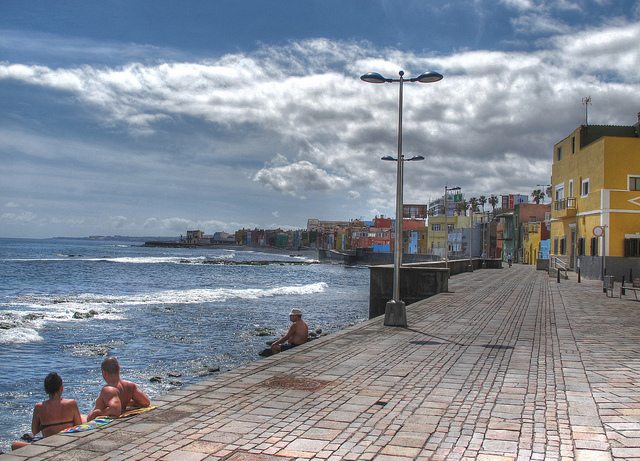 Playa de San Cristóbal en Las Palmas