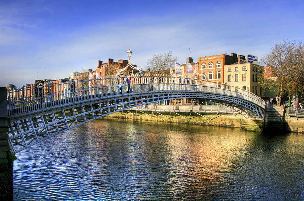 Ha'Penny Bridge en Dubín