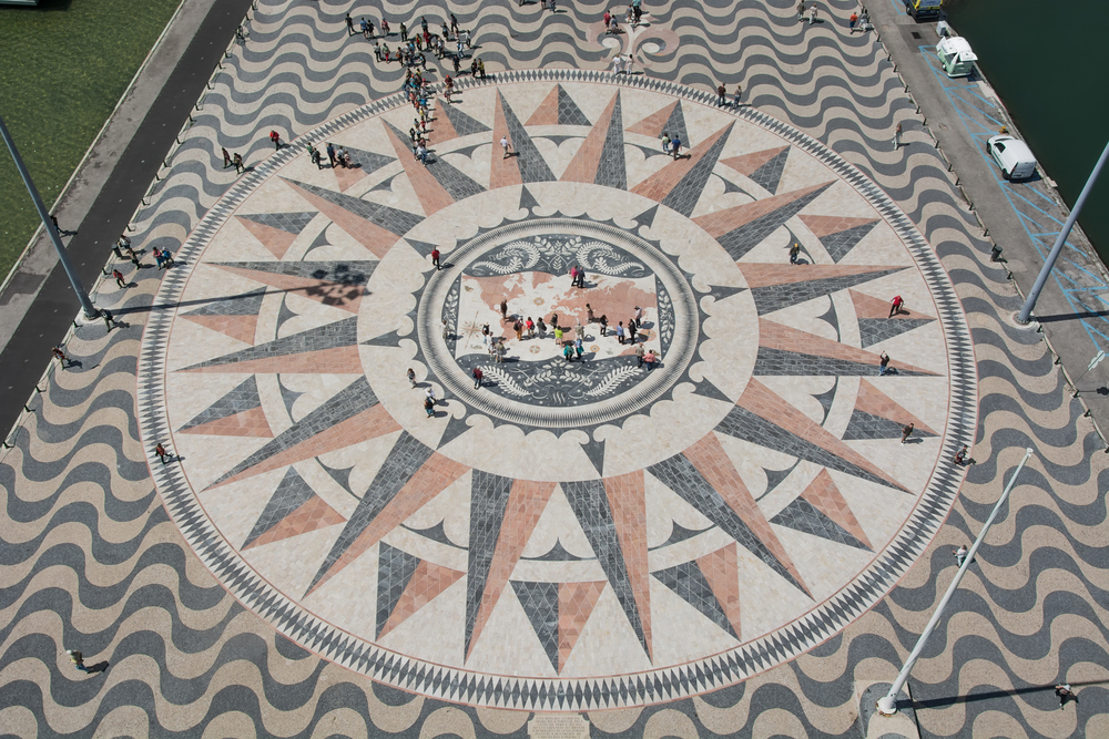 Rosa de los Vientos en el Monumento a los Descubrimientos