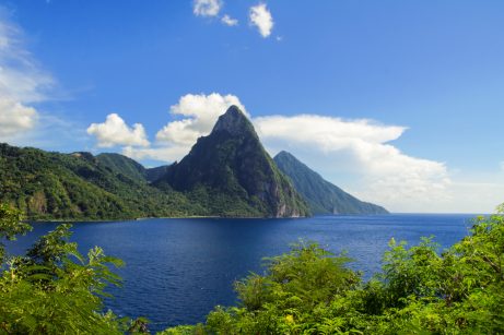 Santa Lucía en el Caribe