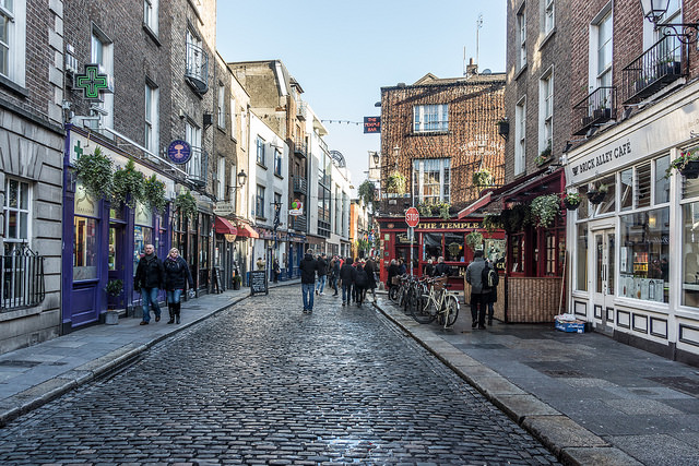 Temple Bar en una escapada a Dublín