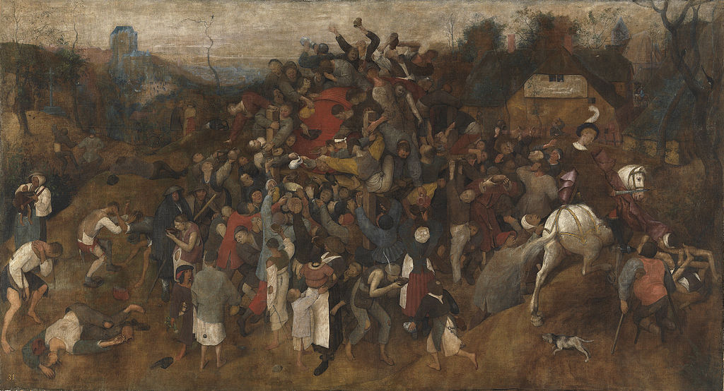El vino de la fiesta de San Martín de Brueghel