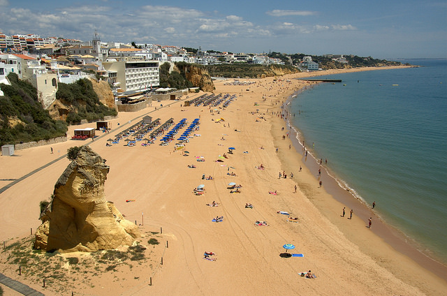 Albufeira en el Algarve