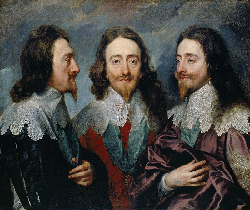 Triple retrato de Carlos I de Van Dyck