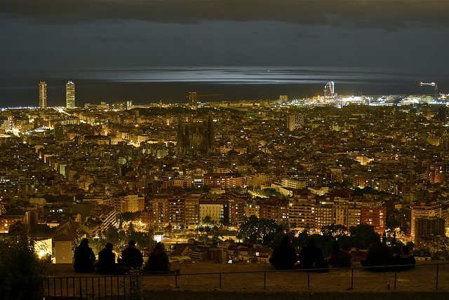 Barcelona desde los búkeres del Carmel