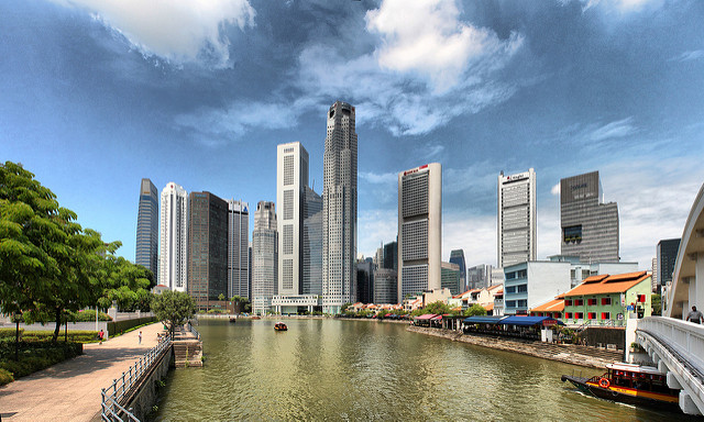 Boat Quay en Singapur