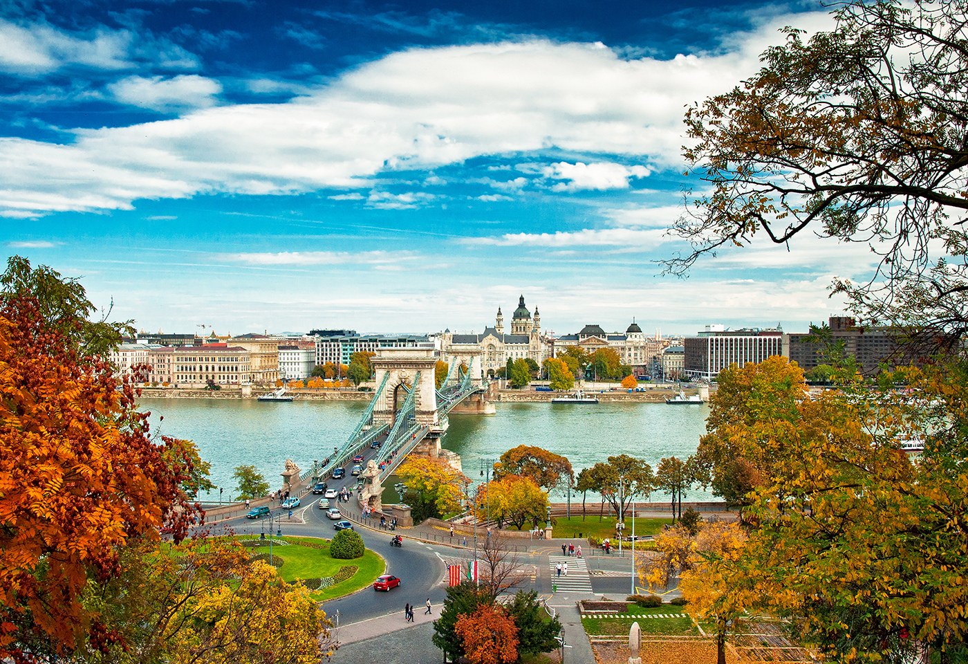 Puente de las Cadenas en Budapest