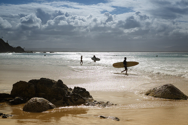 ByronBay en Australia, un lugar para aprender surf