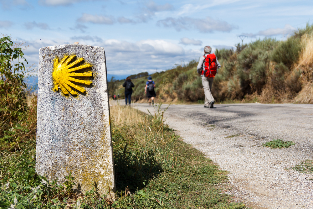 Peregrinos en el Camino de Santiago