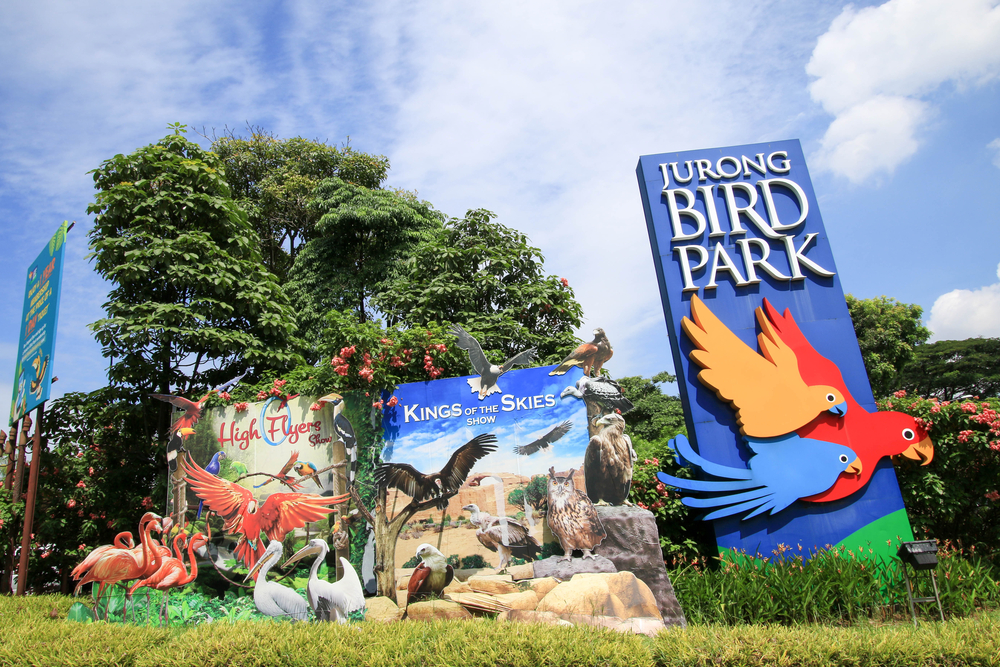 Cartel del Jurong Bird Park