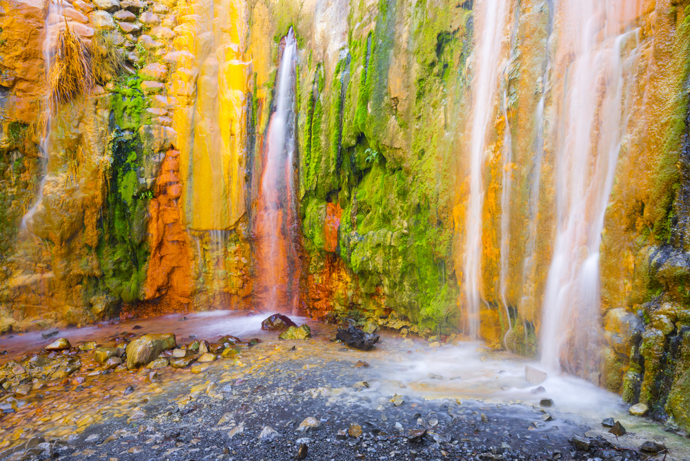 Cascada de Colores de La Palma