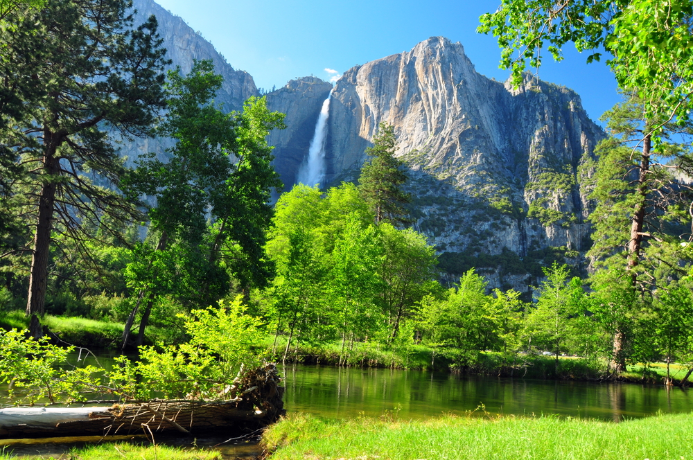 Cascada en el Parque Nacional Yosemite