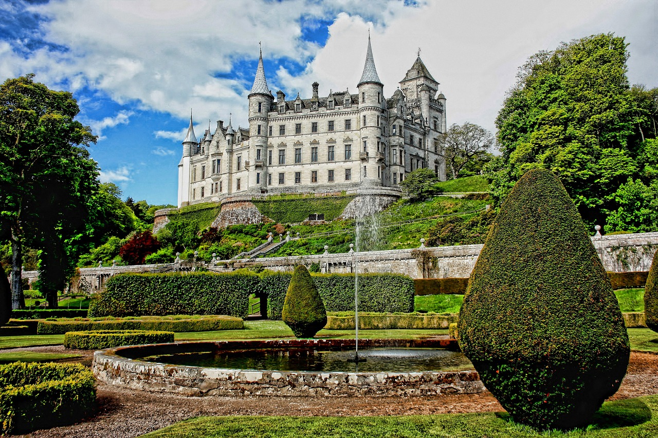 Castillo de Dunrobin en Escocia
