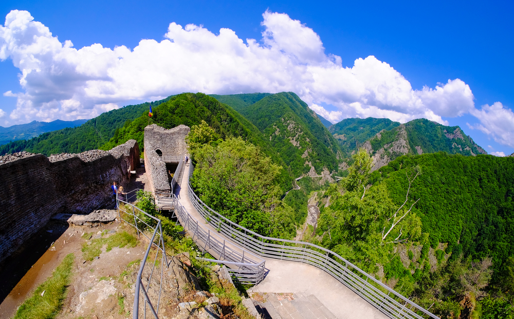 Castillo Poienari en Transilvania