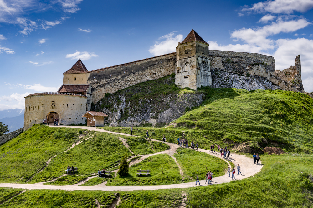 Castillo de Rasnov en Transilvania