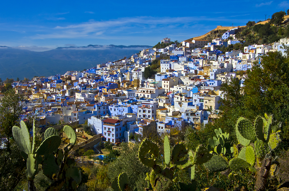 Vista de Chaouen en Marruecos