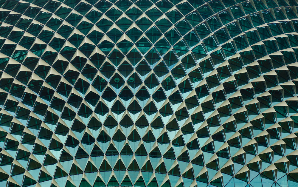 Detalle del tejado del Teoatro Ópera Esplanade