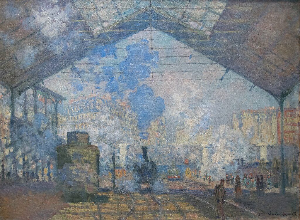 "Estación de San Lázaro" de Monet
