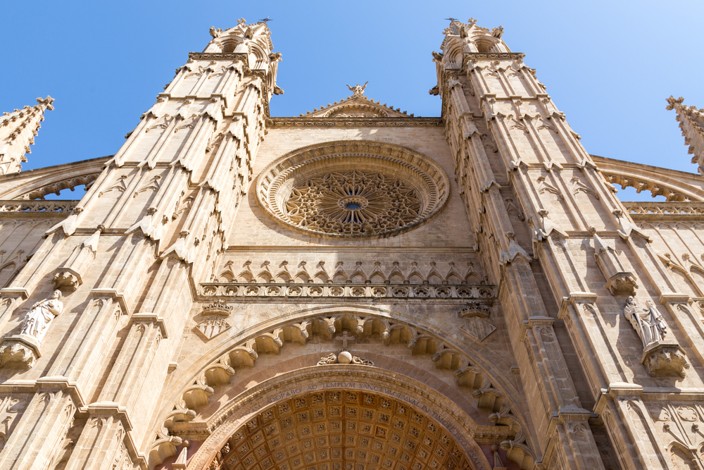 Fachada de la catedral de Palma de Mallorca