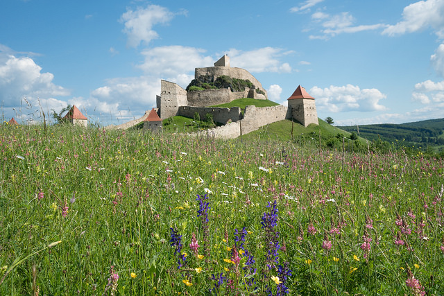 Fortaleza de Rupea en Transilvania