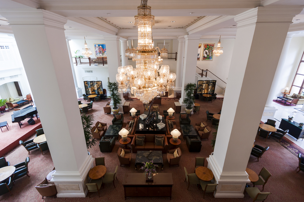 Hall del Hotel Raffles