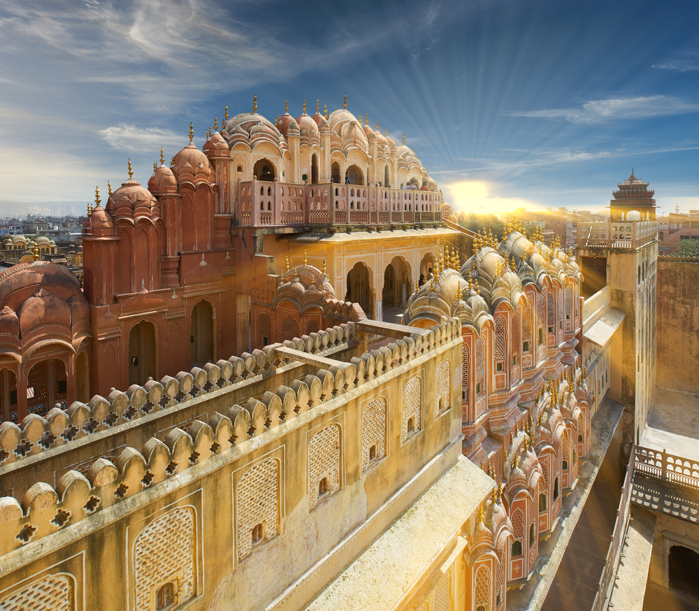 Parte trasera del Hawa Mahal