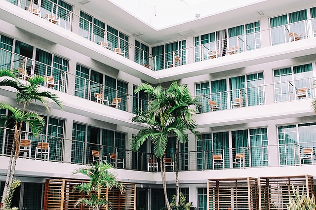 Terrazas en un hotel