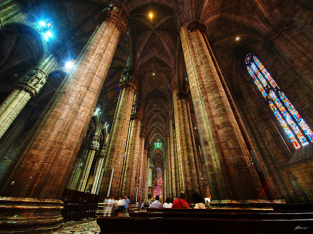 Interior del Duomo de Milán
